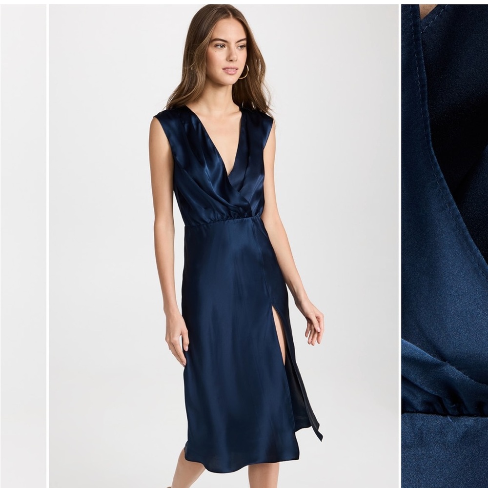 Amanda Uprichard Deep Matthews Silk Dress